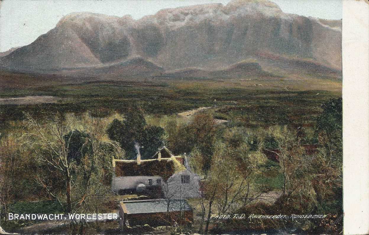 Brandwacht, Worcester postal cancellation 1906