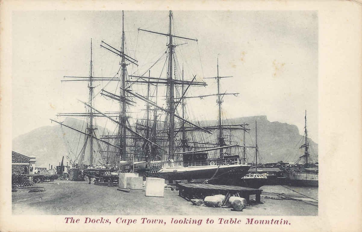 The Docks, Cape Town looking to Table Mountain