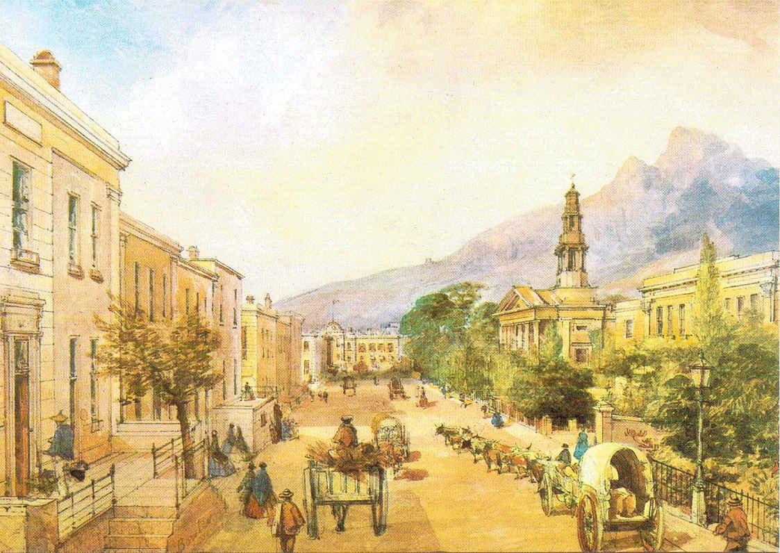 Kaapstad, Waalstraat c 1850