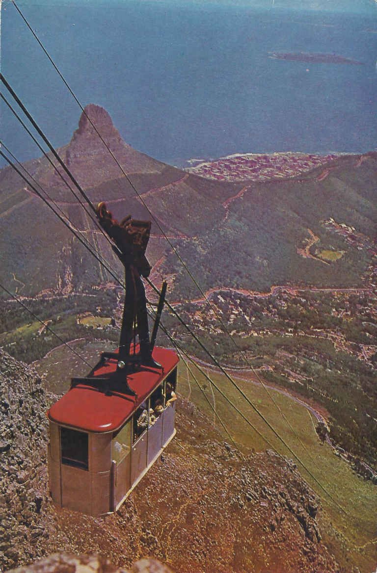 Cable car Table Mountain 1972