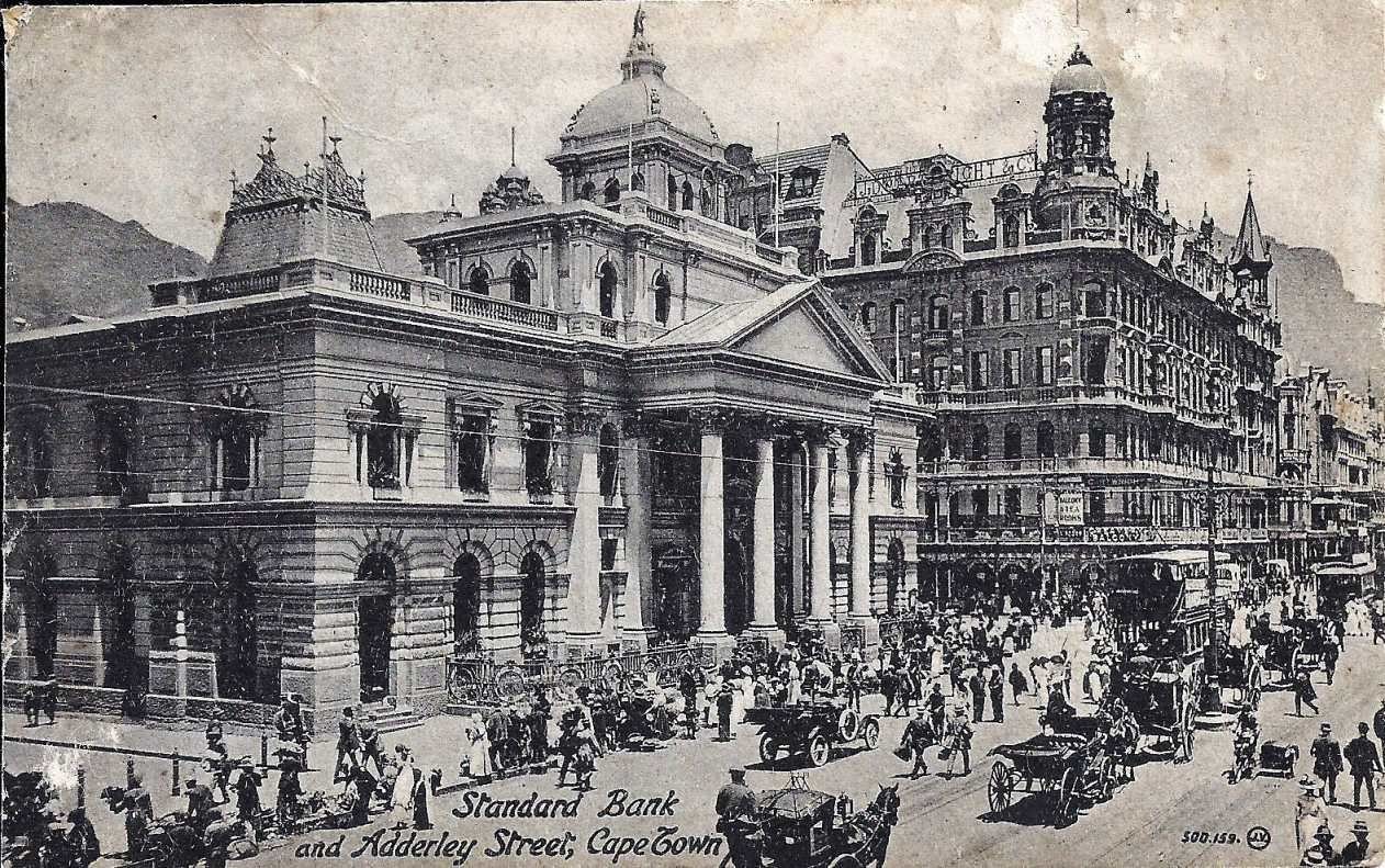 Standard Bank and Adderley street, Cape Town