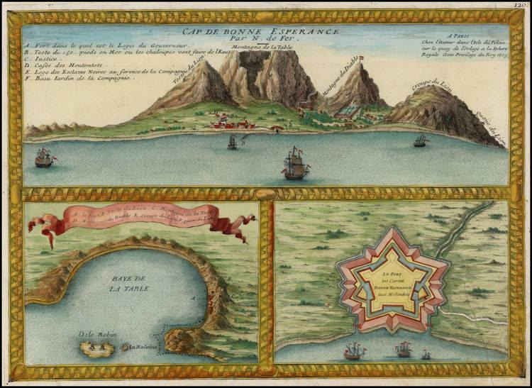 Cape Town, map fort