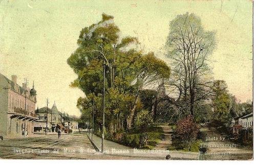 Rondebosch Cape Town Corner Main and Church Street 1907