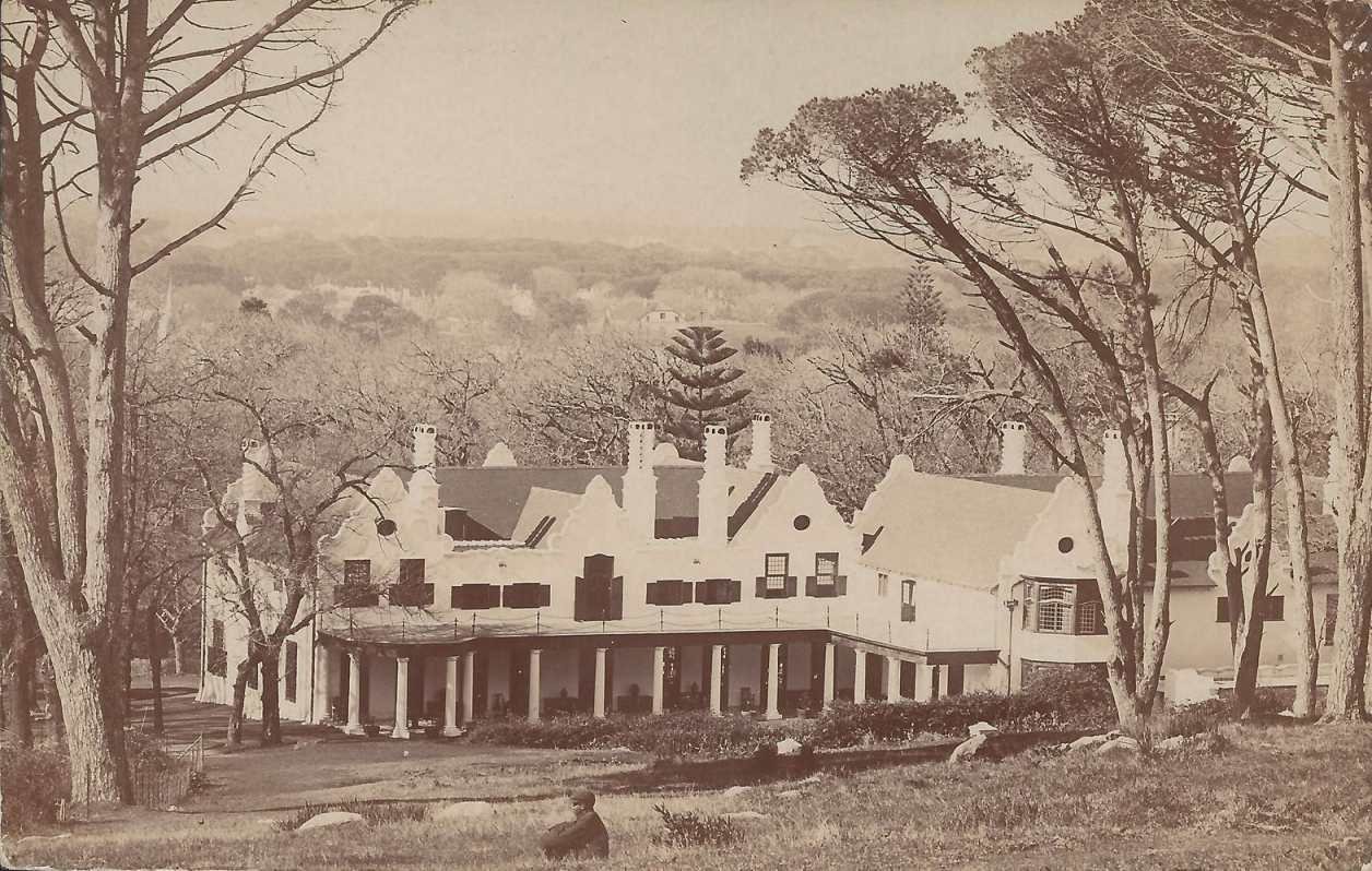 Groote Schuur from rear of house