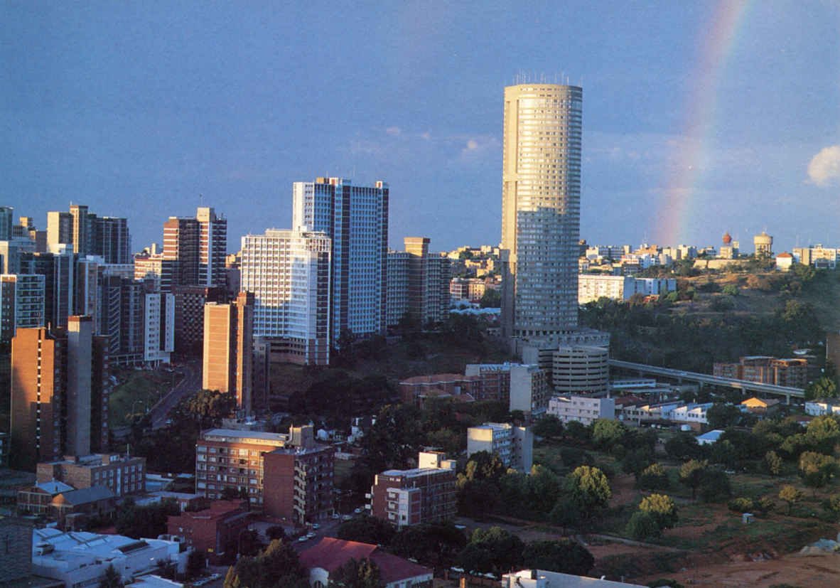 View of highrise flat of Berea Johannesburg