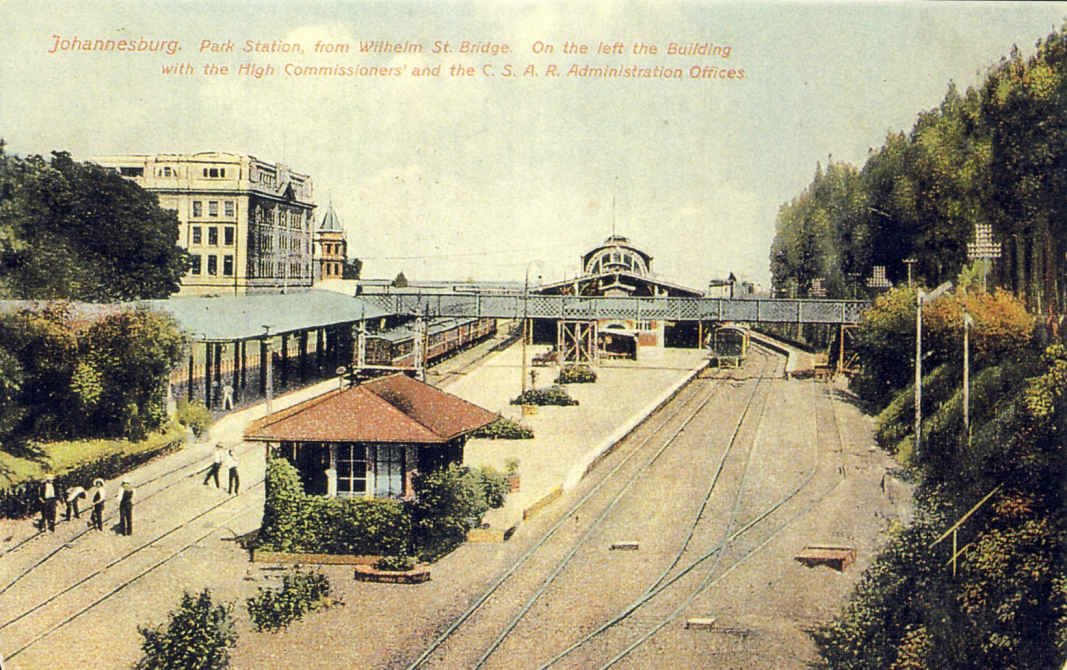 Johannesburg Park Station from Wilhelm St Bridge