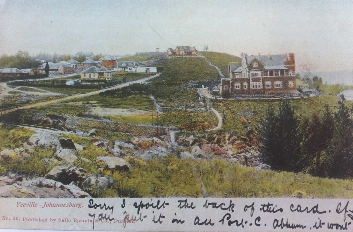 Johannesburg, Eastington from Ponte Hill across Harrow Road early 1900