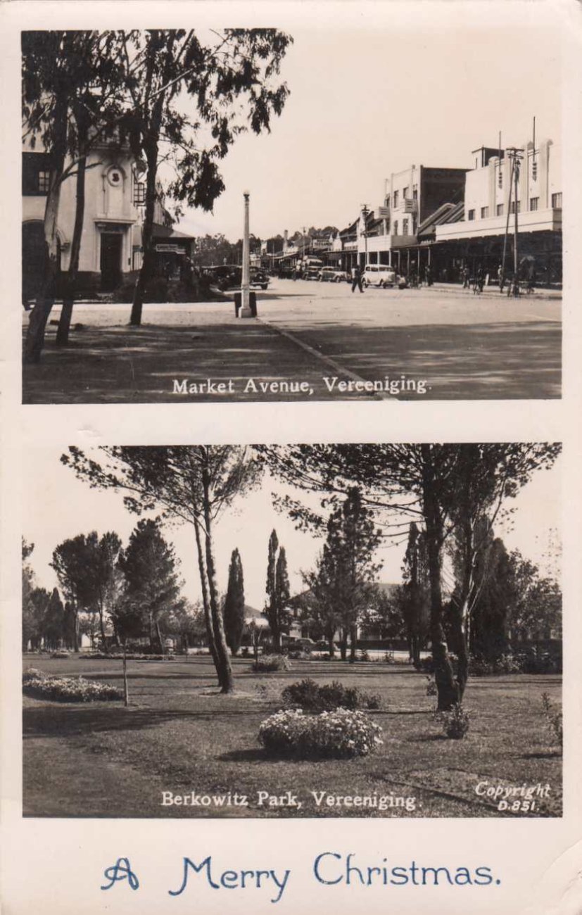 Vereeniging, Market Avenue and Berkowitz Park, 1930's