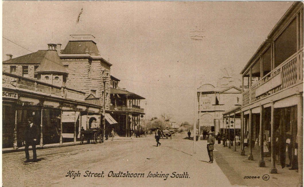 Cape Province Oudtshoorn, High Street Looking South
