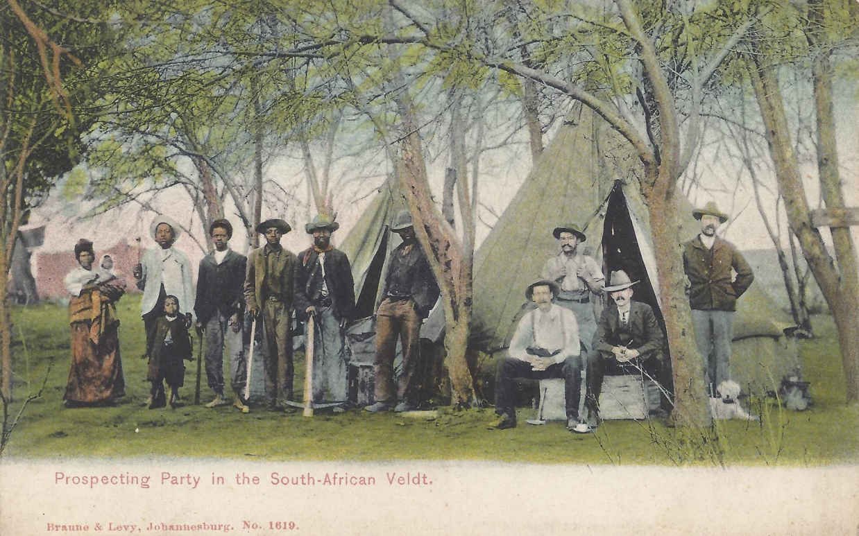 Prospecting Party in the South African Veldt