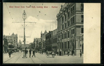 Durban West Street from Town Hall