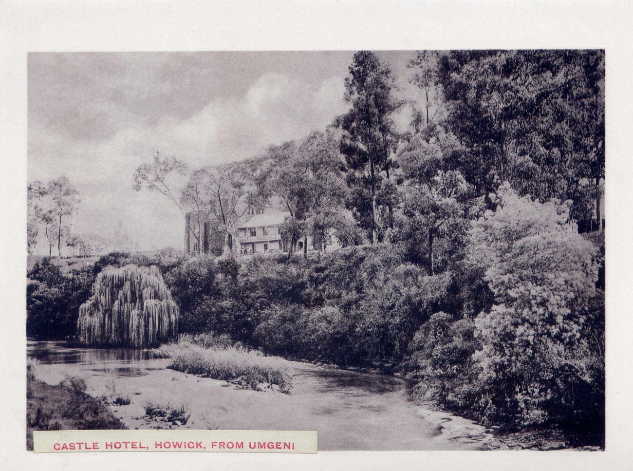 Natal, Castle Hotel, Howick from Umgeni