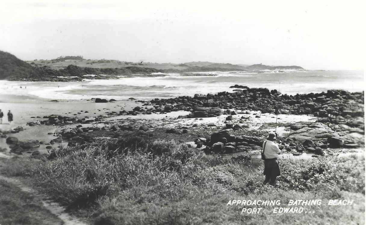 Port Edward_approach bathing beach