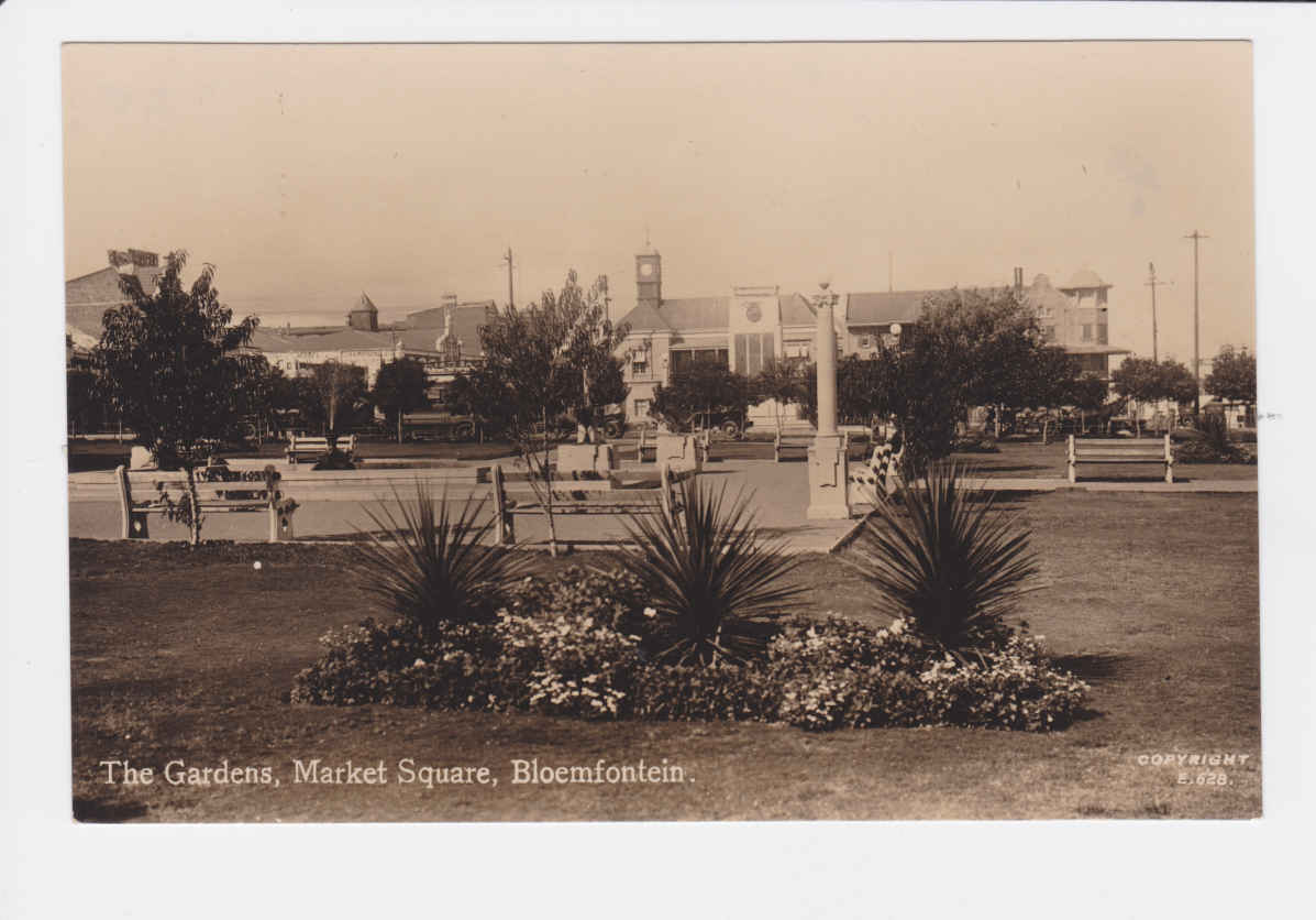 Gardens, Market Square, Bloemfontein