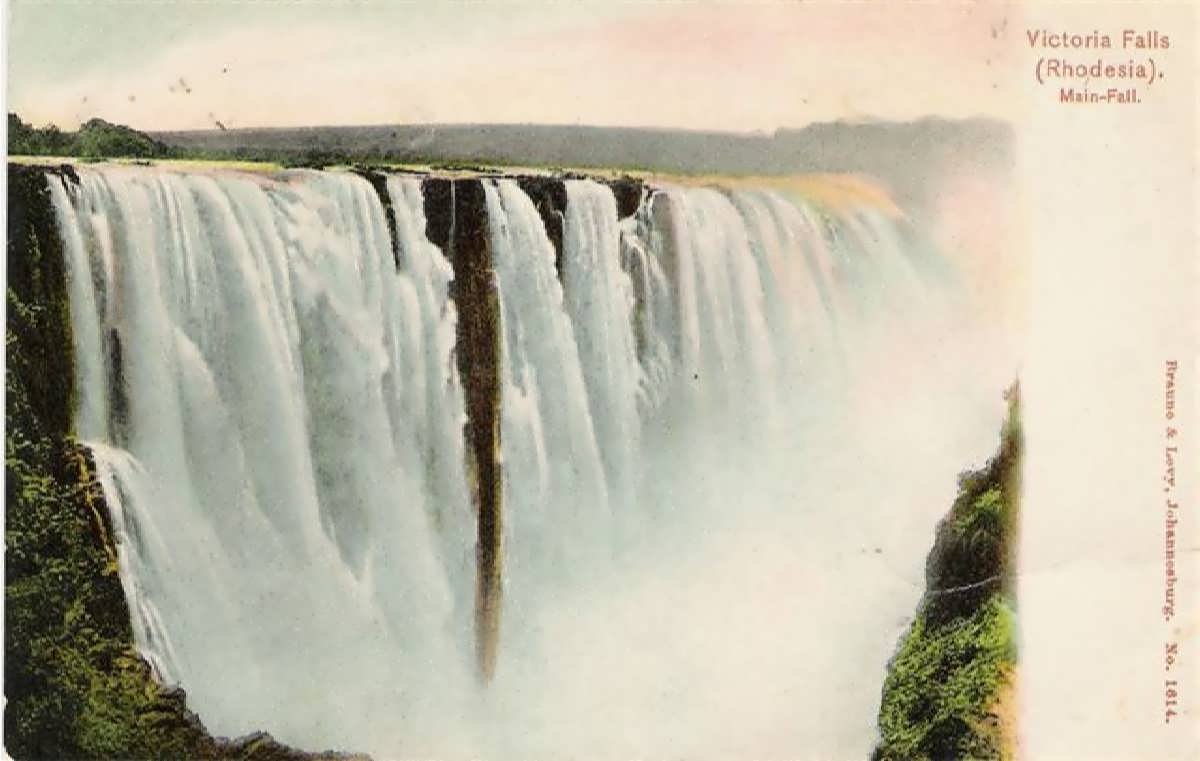 Victoria Falls Rhodesia Main Fall