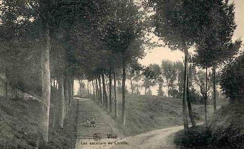 Visé - les escaliers de Lorette