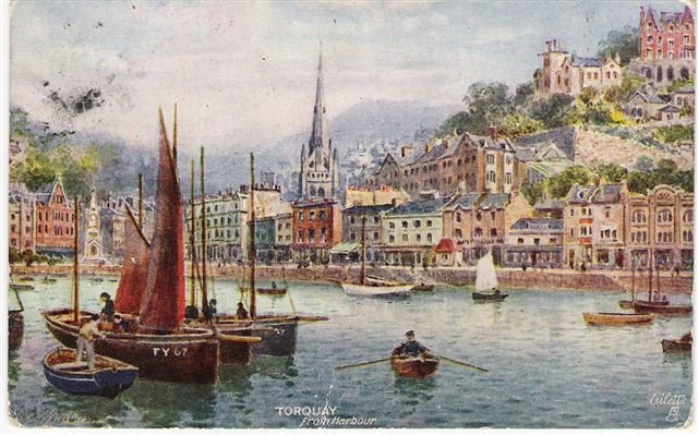 Cornwall, Torquay from Harbour