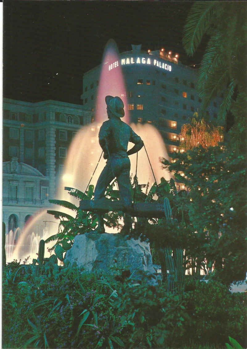 Malaga_ _Costa del Sol_ El Cenachero by night