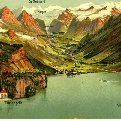 19260529VierwaldstatterseePostcardA