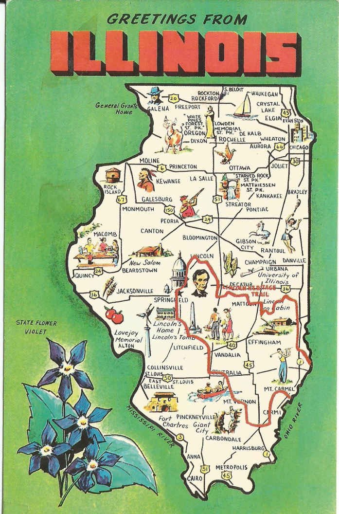 Illinois_ Prairie State_ Capital SPRINGFIELD
