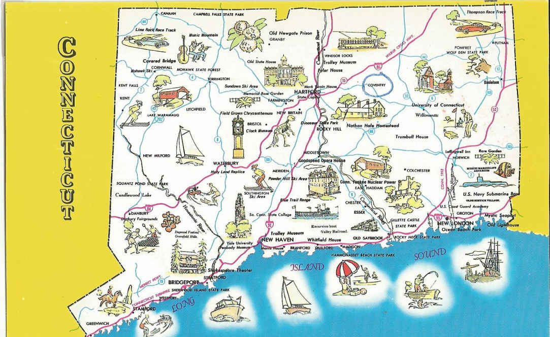 Connecticut_ Indian name is UPON a LONG RIVER